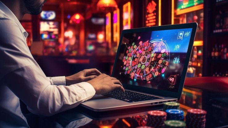 godot live casino dealer table on iOS Web showing baccarat game with live chat and betting interface